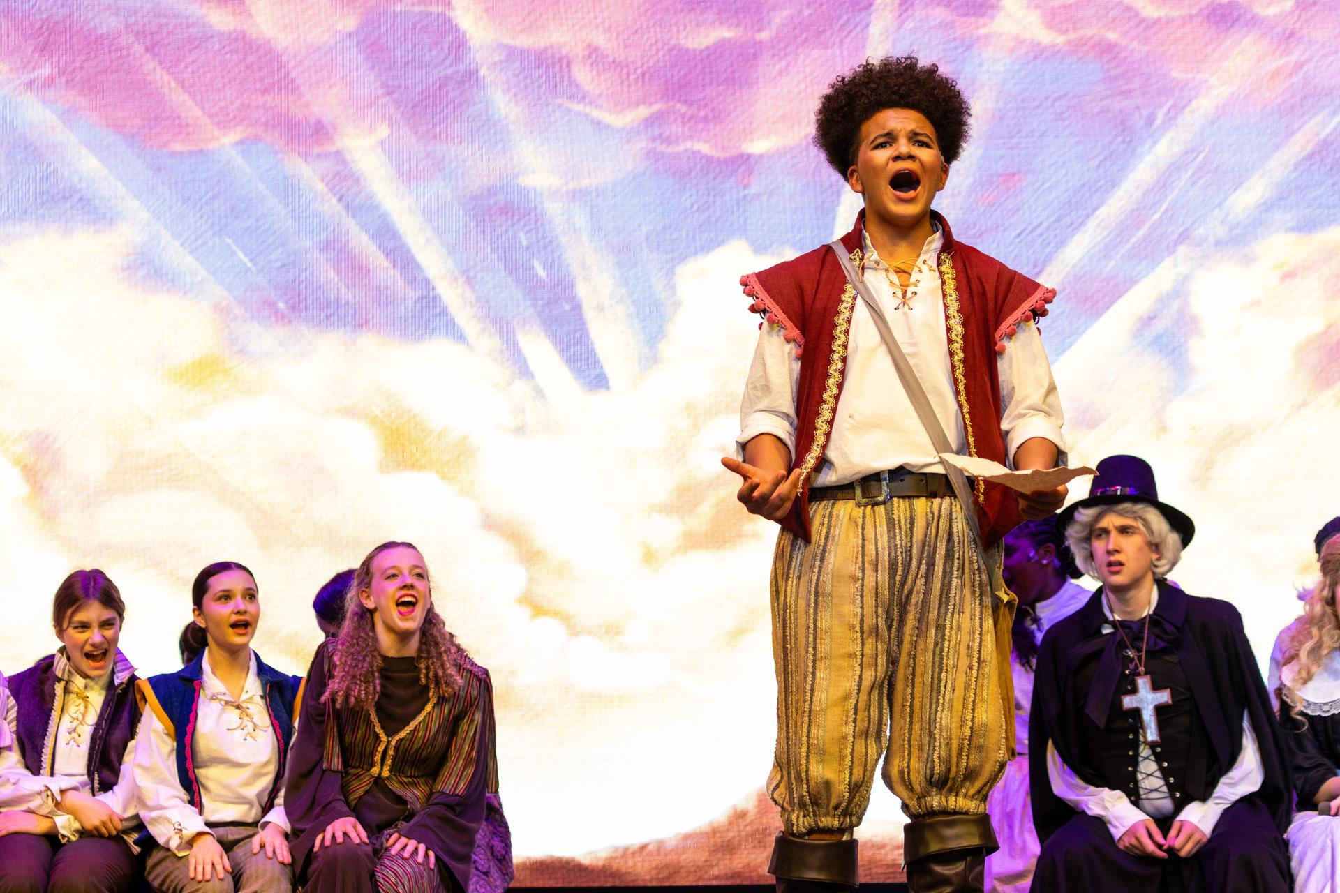 A scene from Something Rotten, Jr.