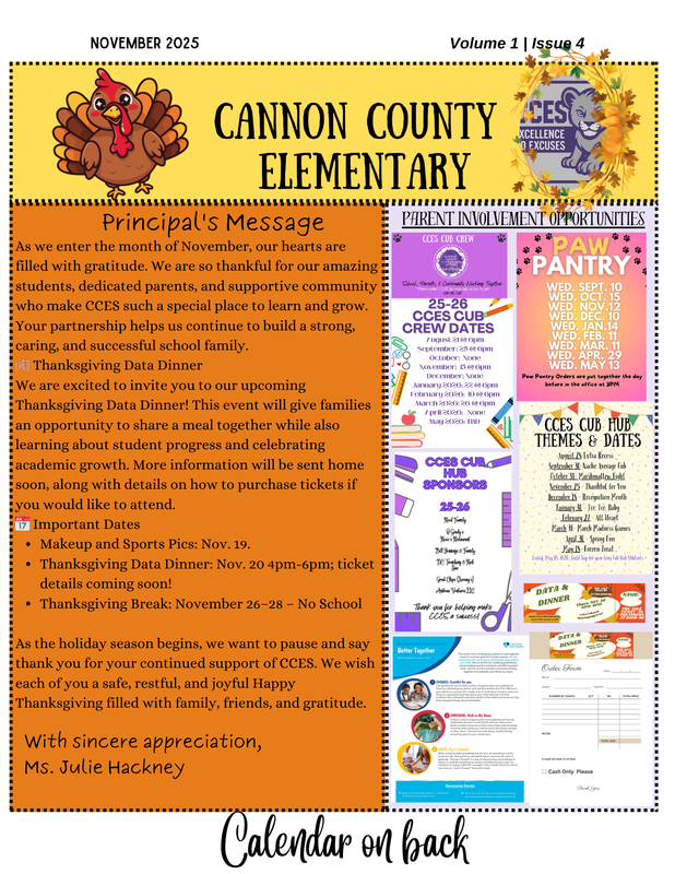 Nov. Family Newsletter