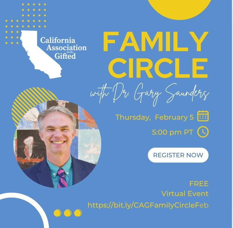 California Association of the Gifted Family Webinar