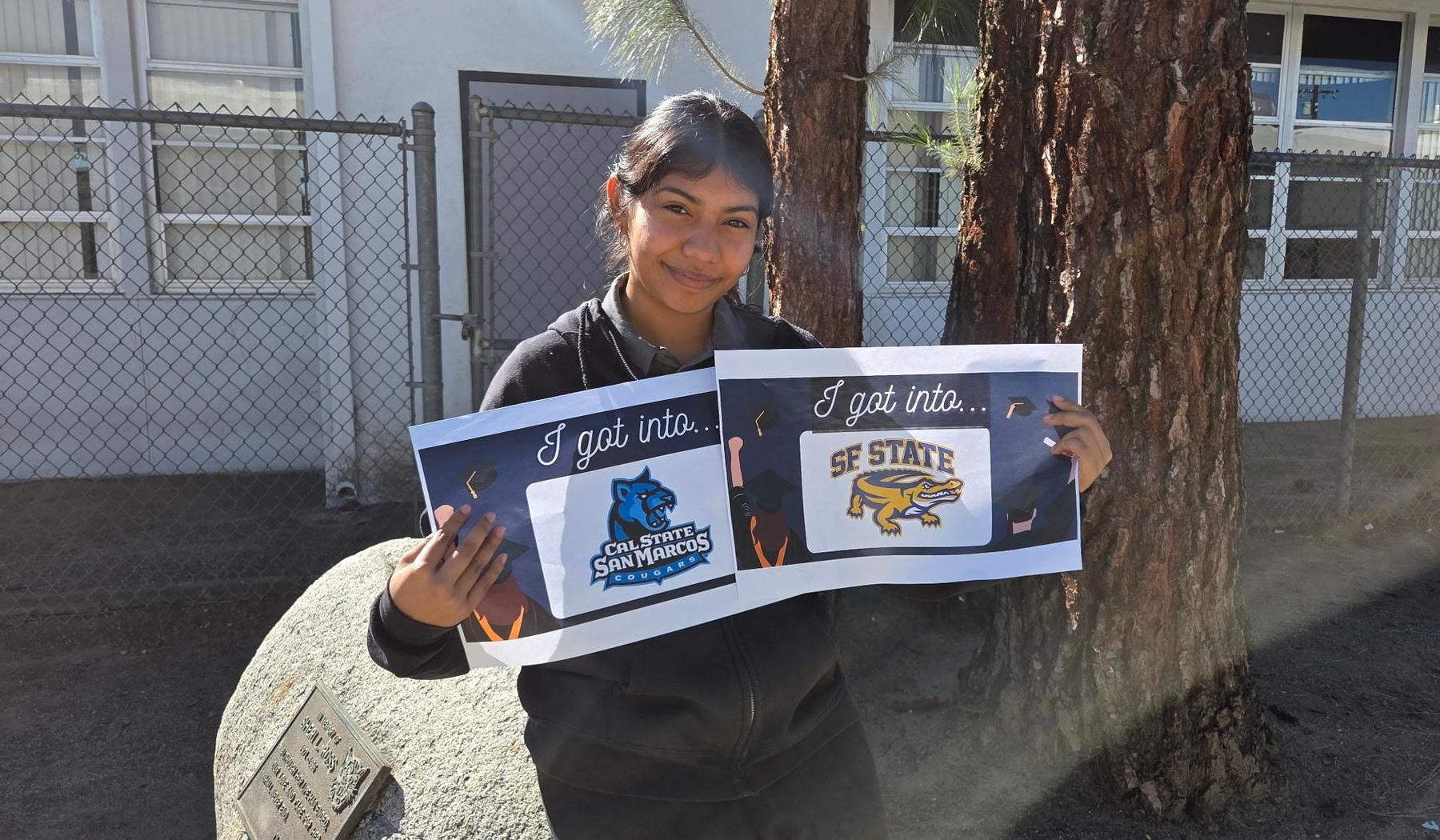 More college acceptance