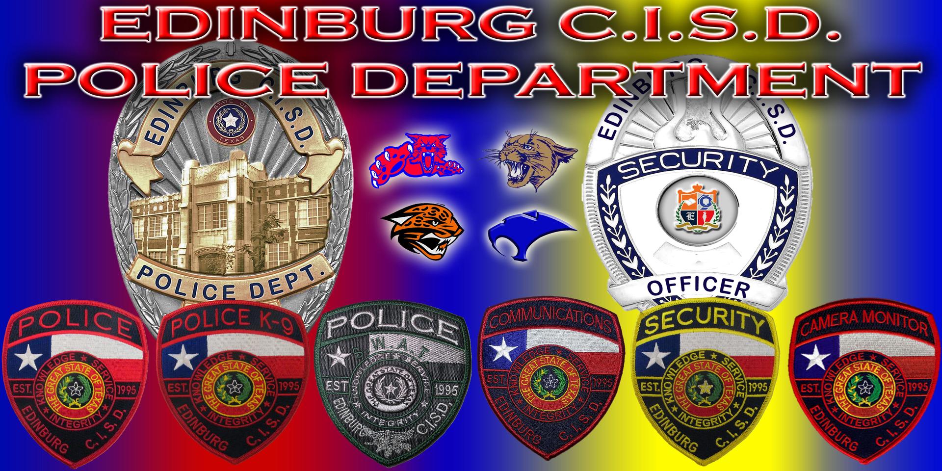 Welcome to the Police Department banner
