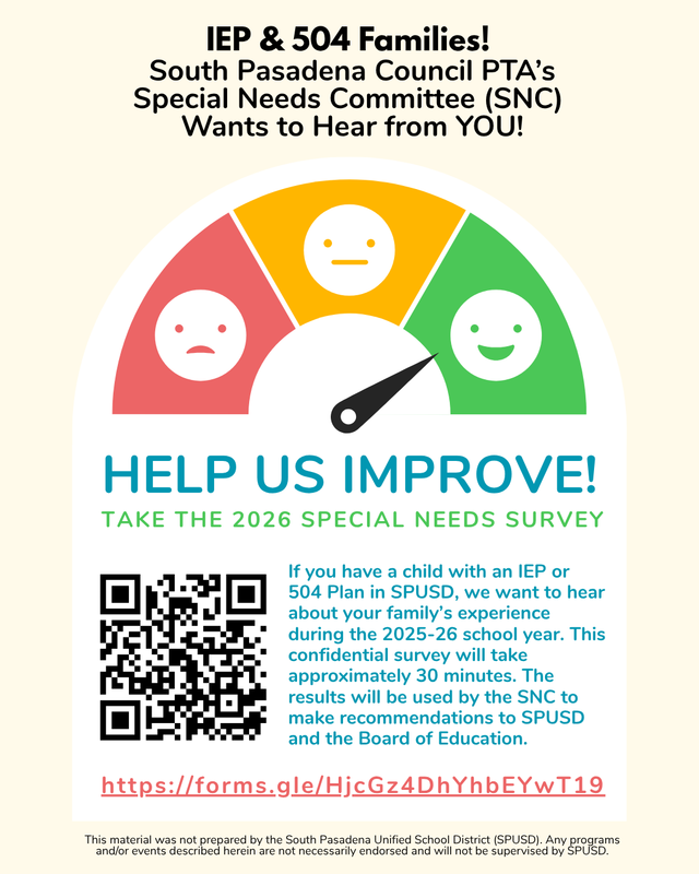 Special Needs Committee Wants to Hear from You Featured Photo