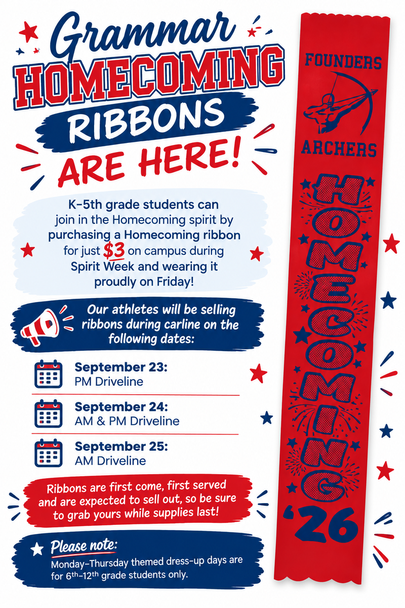 Grammar HOCO ribbons