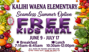Seamless Summer Option - Free meals
