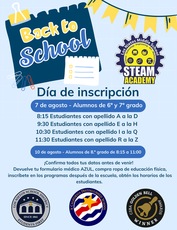 registration flyer spanish