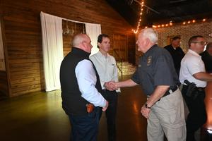 Sheriff Bryant “Wally” Jones and his leadership team recently hosted a Strategic Planning Meeting with area county and parish sheriffs