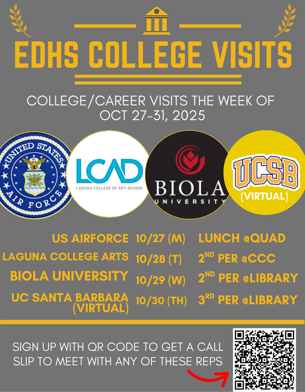 College Visits @ EDHS Thumbnail Image