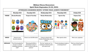 Spirit Week Template