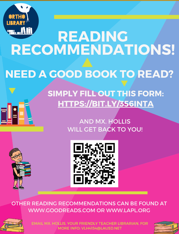 Reading Recommendations Form