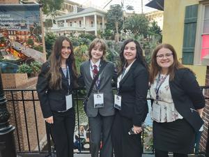 Four TKHS students compete at the National Business Professionals of America competition.