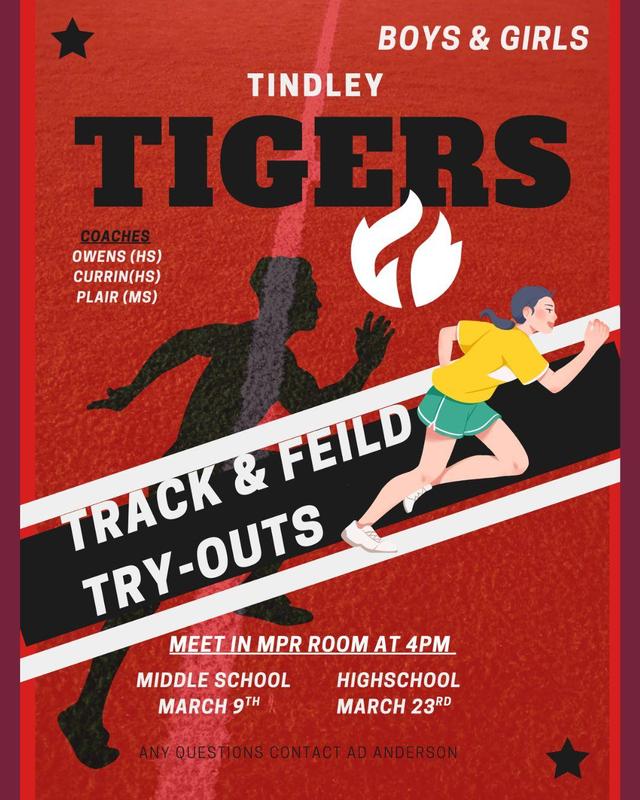🏃🏽‍♂️🏃🏽‍♀️ Track & Field Tryouts – 2026 Season