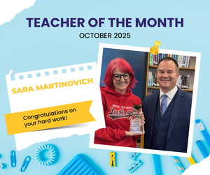 Congratulations Ms. Martinovich!