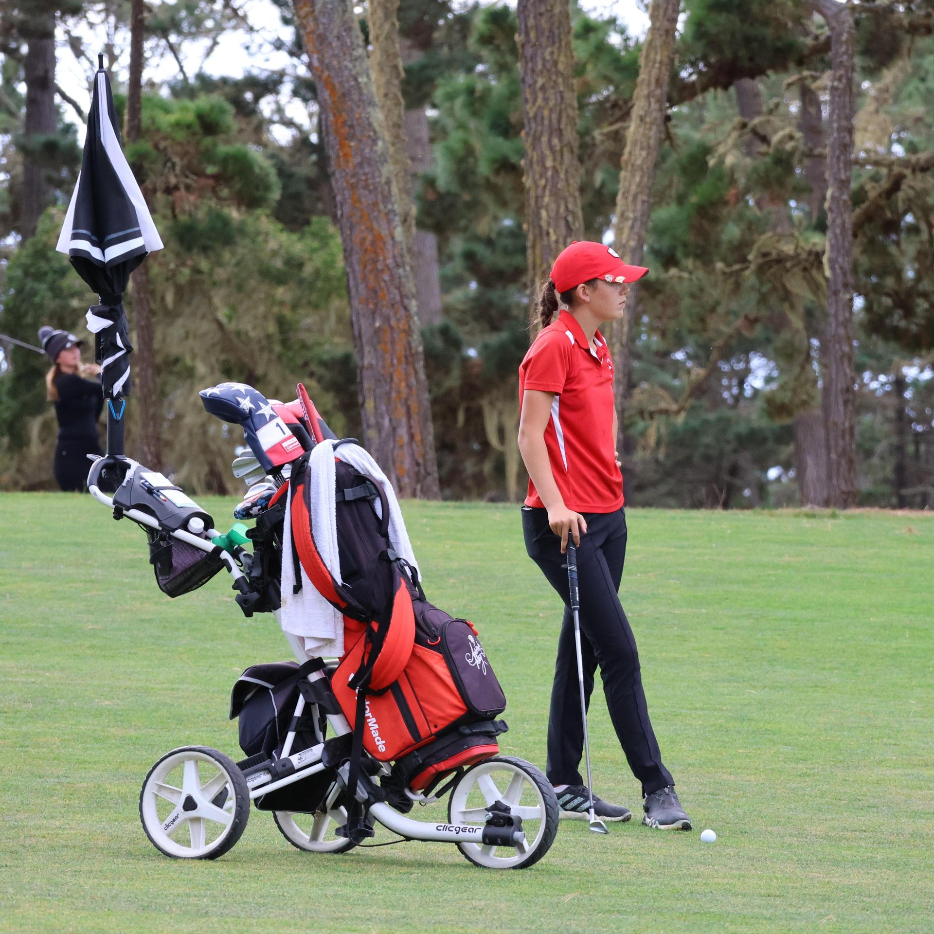 asterisk talley playing golf at poppy hills