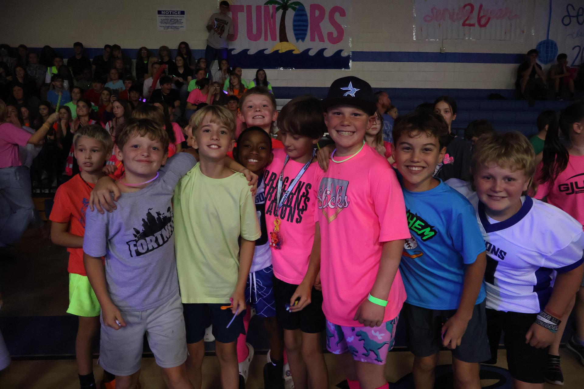 Redwater Intermediate students at pep rally