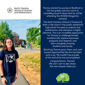 Thomas at NCSSM