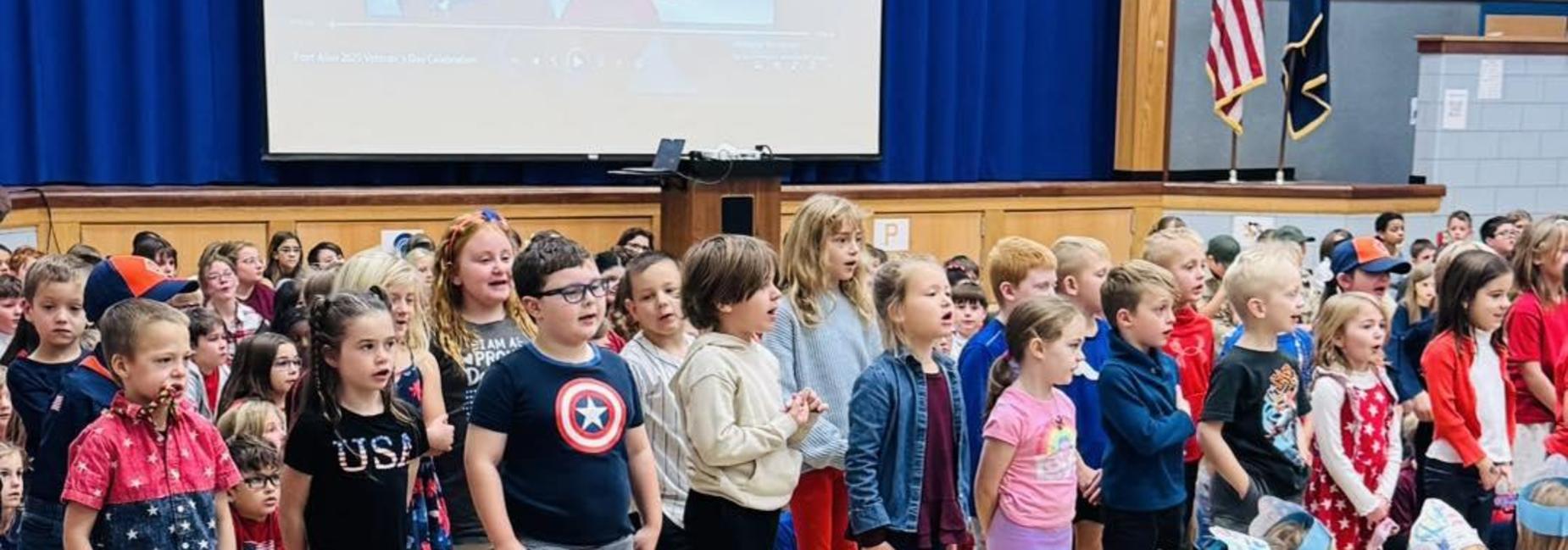 Fort Allen Elementary Veteran's Day program