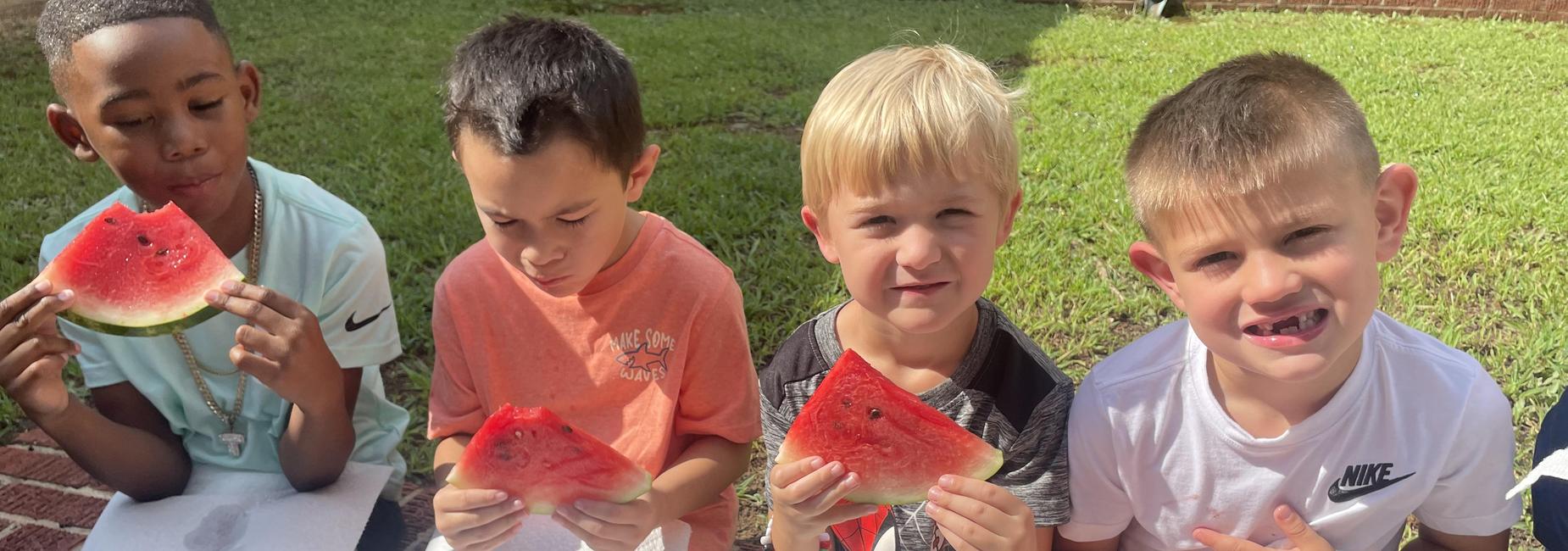 First grade on the first day of school