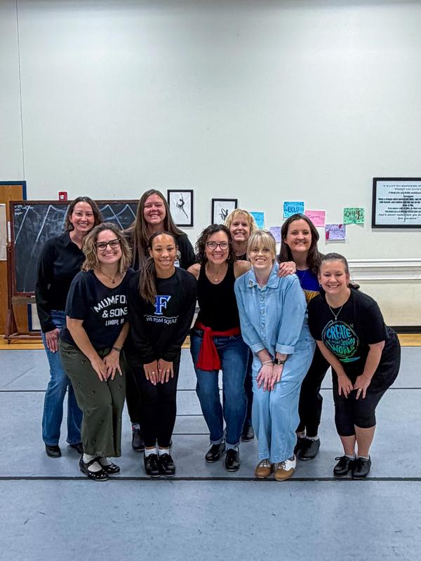 Frenship High School Staff Members in Tap Class
