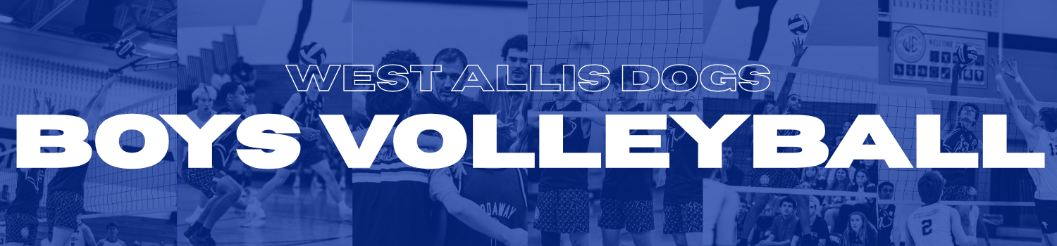 WEST ALLIS Boys Volleyball Photos Banner