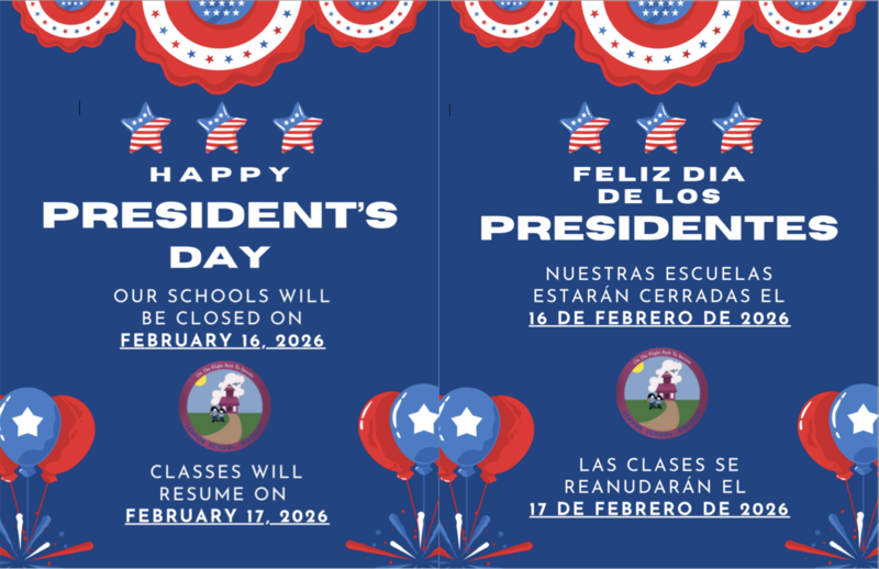 President's day flyer