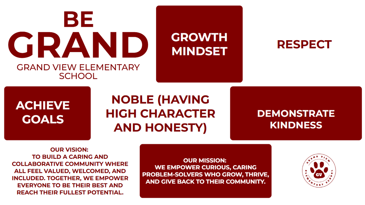 BE GRAND logo graphic