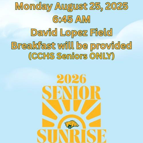CCHS Senior Sunrise Featured Photo