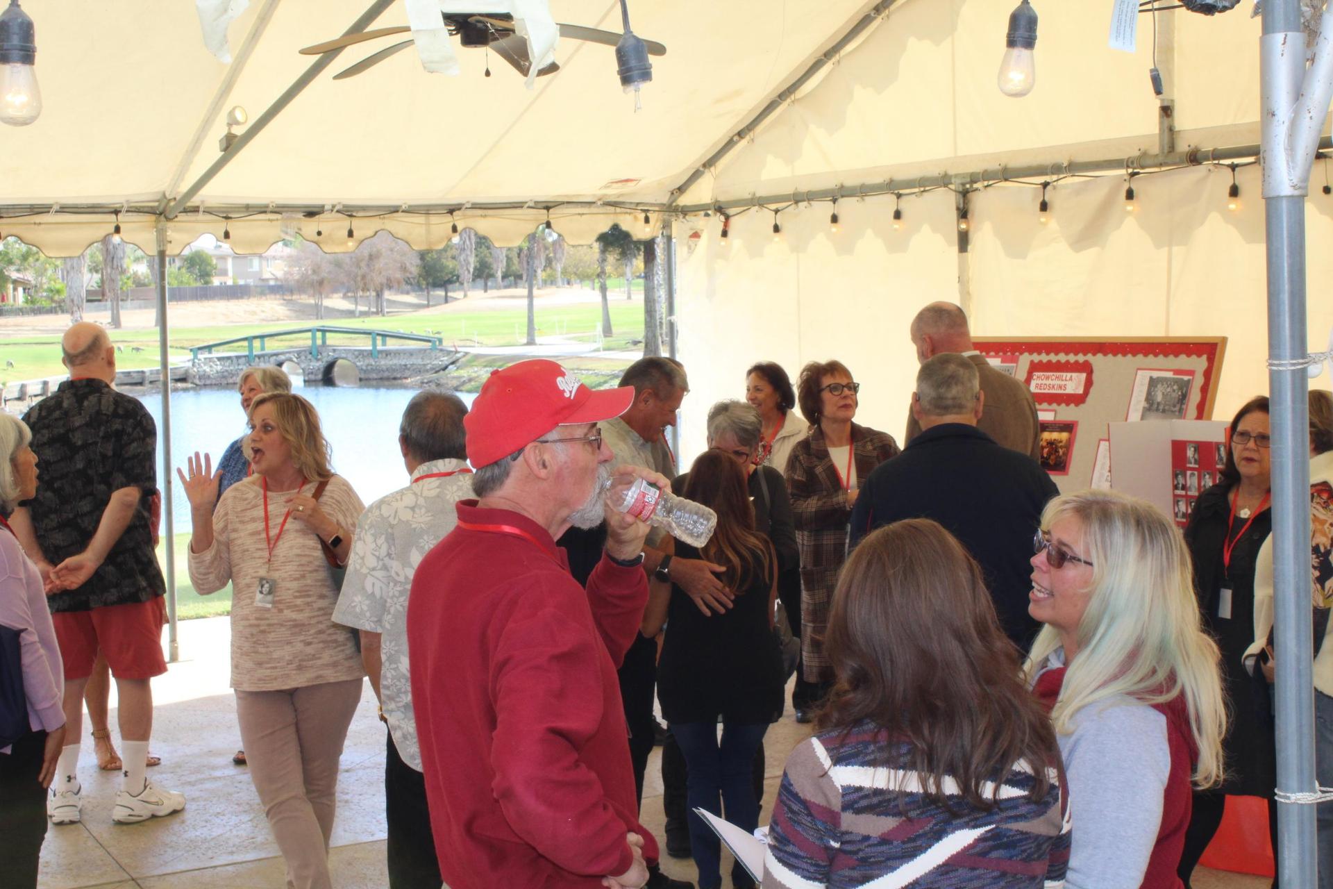 Members of the class of 1971 at their 50 year reunion