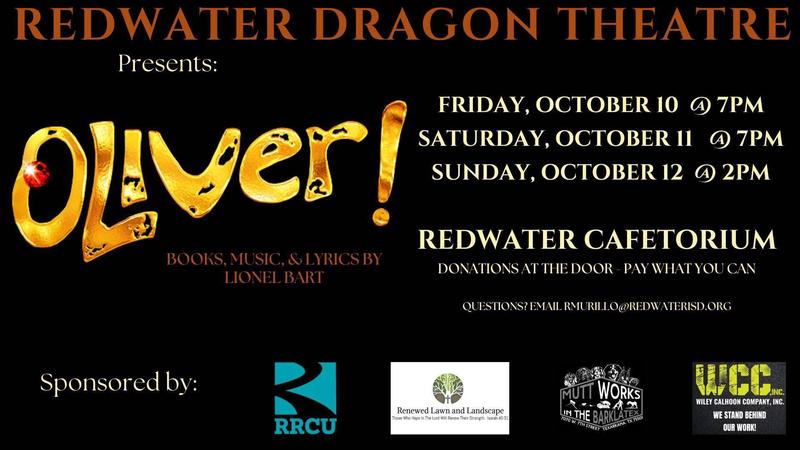 Oliver! Fall Musical Official Banner