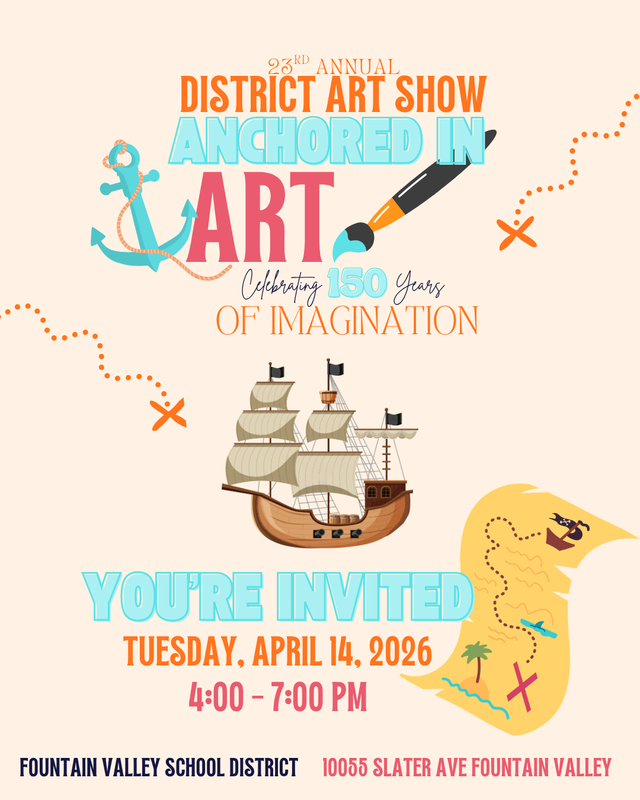 Art Show Anchored in Art April 16th 4-7 pm