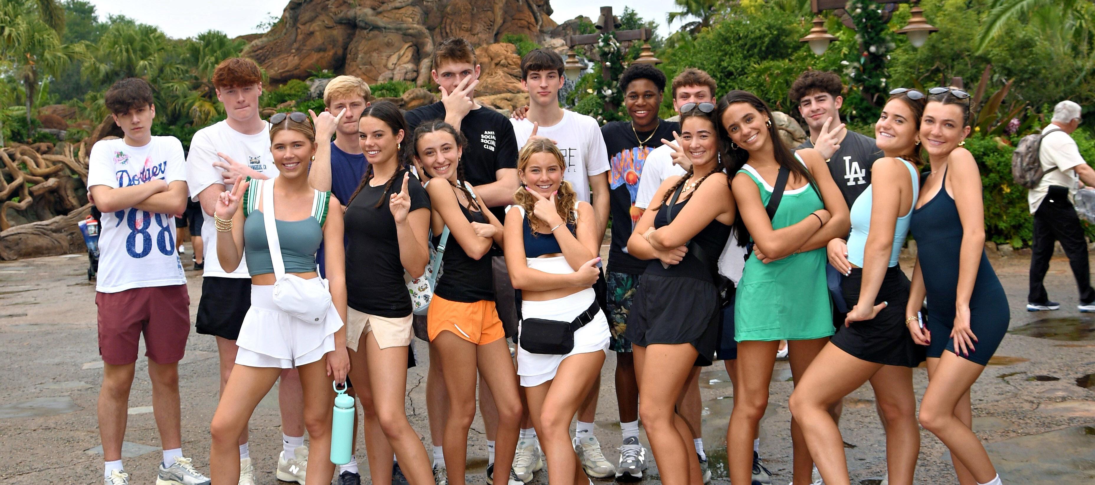 Students on Disney Trip