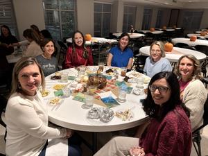 A celebration dinner