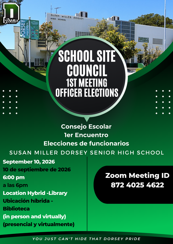 SSC FLYER FOR FIRST MEETING