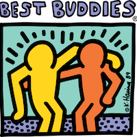 Best Buddies logo by Keith Haring