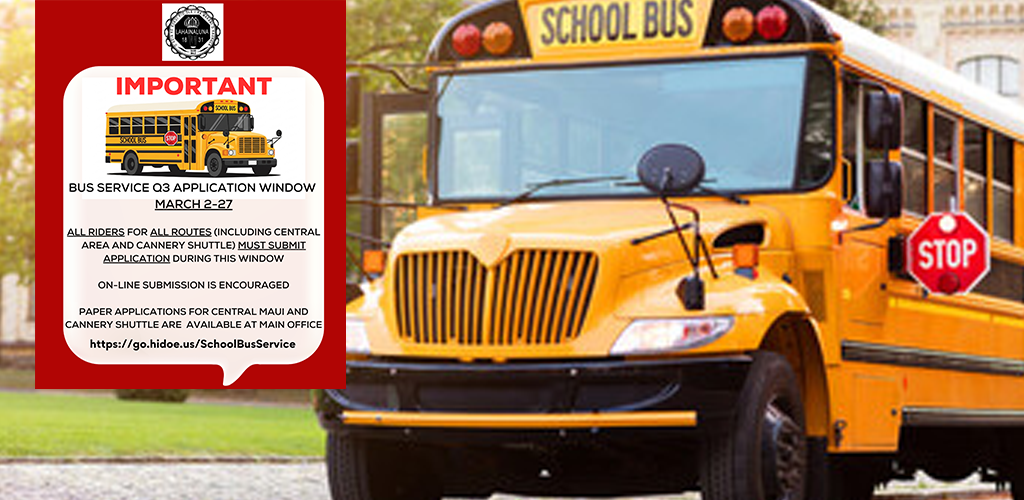 3rd Quarter Bus Information