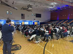 Parent Breakfast at the Union Hill Middle School