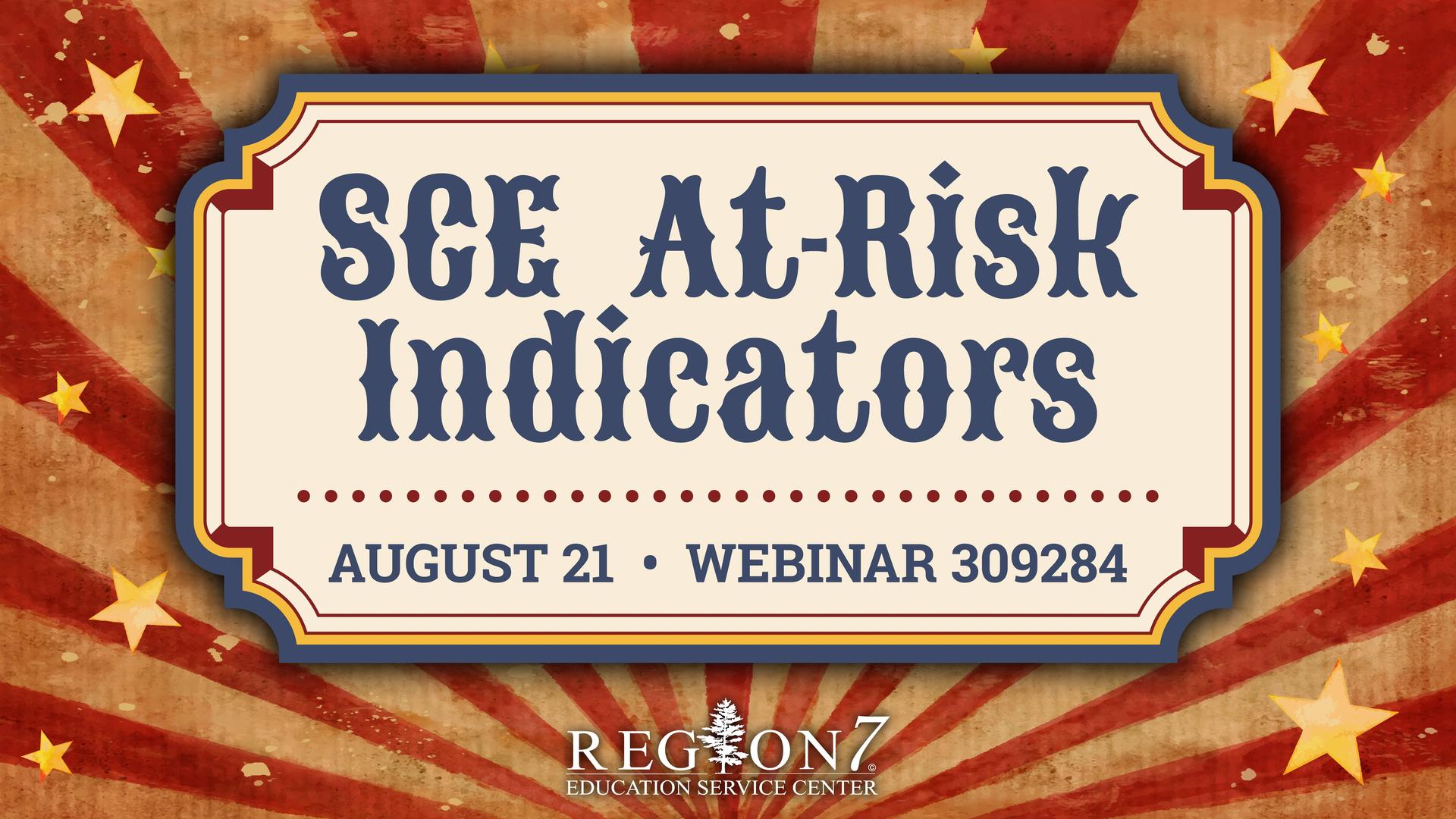 SCE At-Risk Indicators workshops graphic