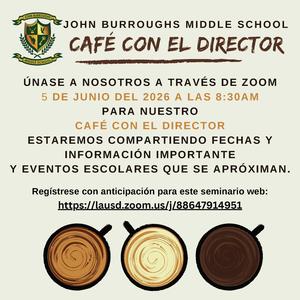 Join us for Coffee with the Principal