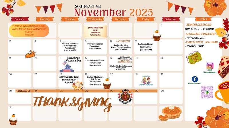 Nov Calendar