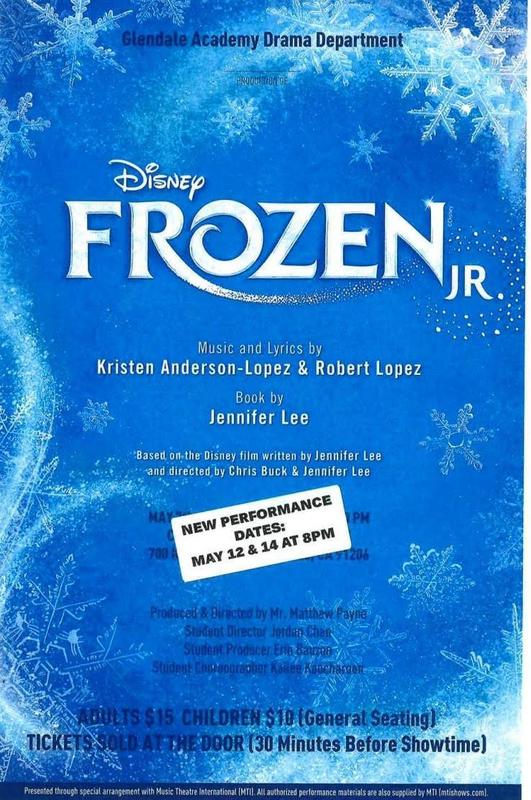 Drama Department Presents Disney's Frozen Jr. Featured Photo