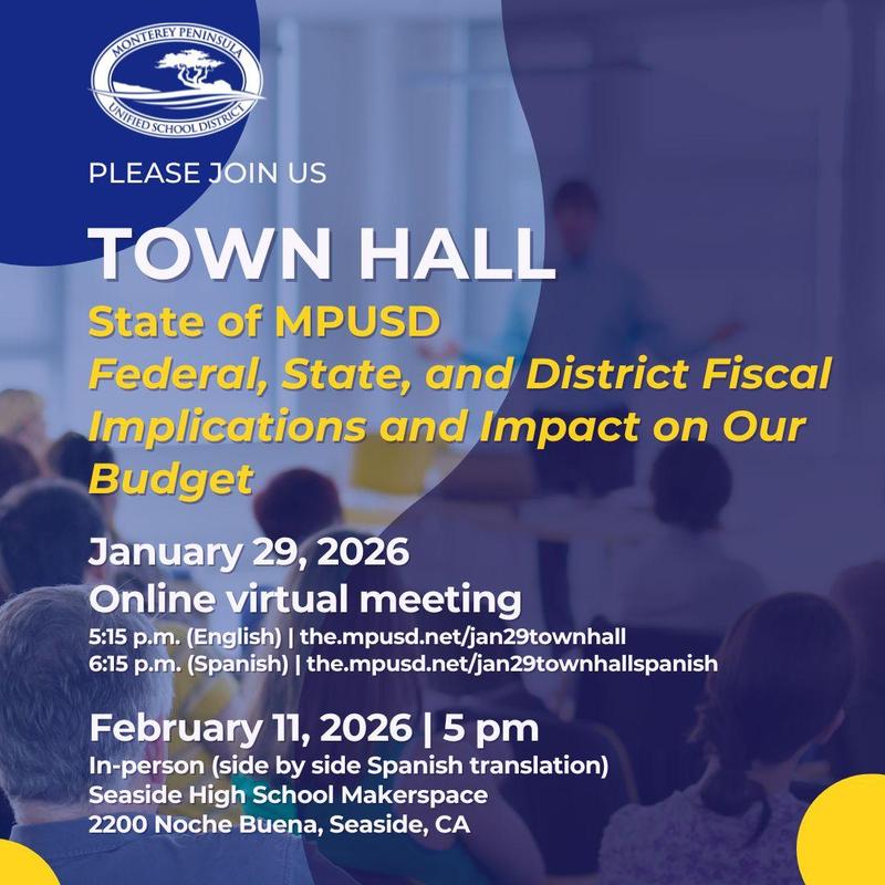 Town Hall January 29, 2026 and February 11, 2026