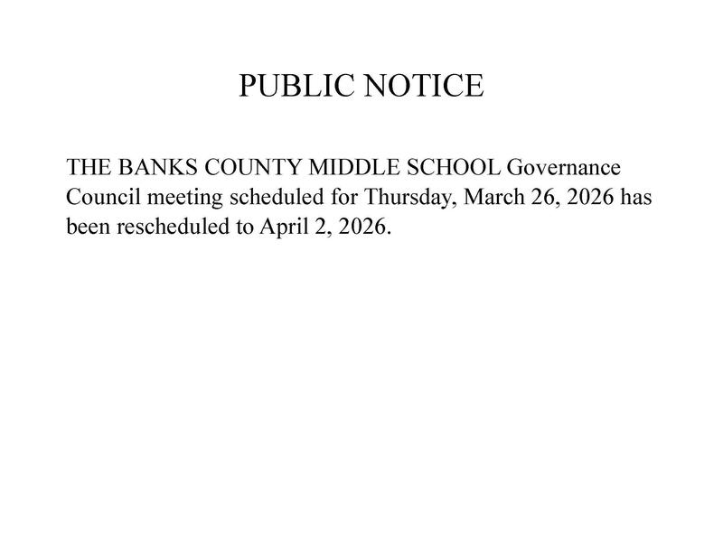 BCMS Rescheduled Meeting