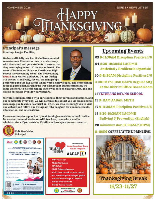 November Newsletter