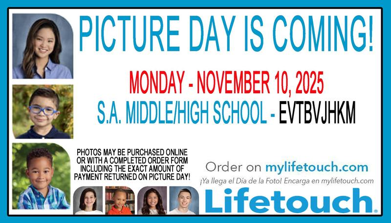 Picture Day - Monday Secondary