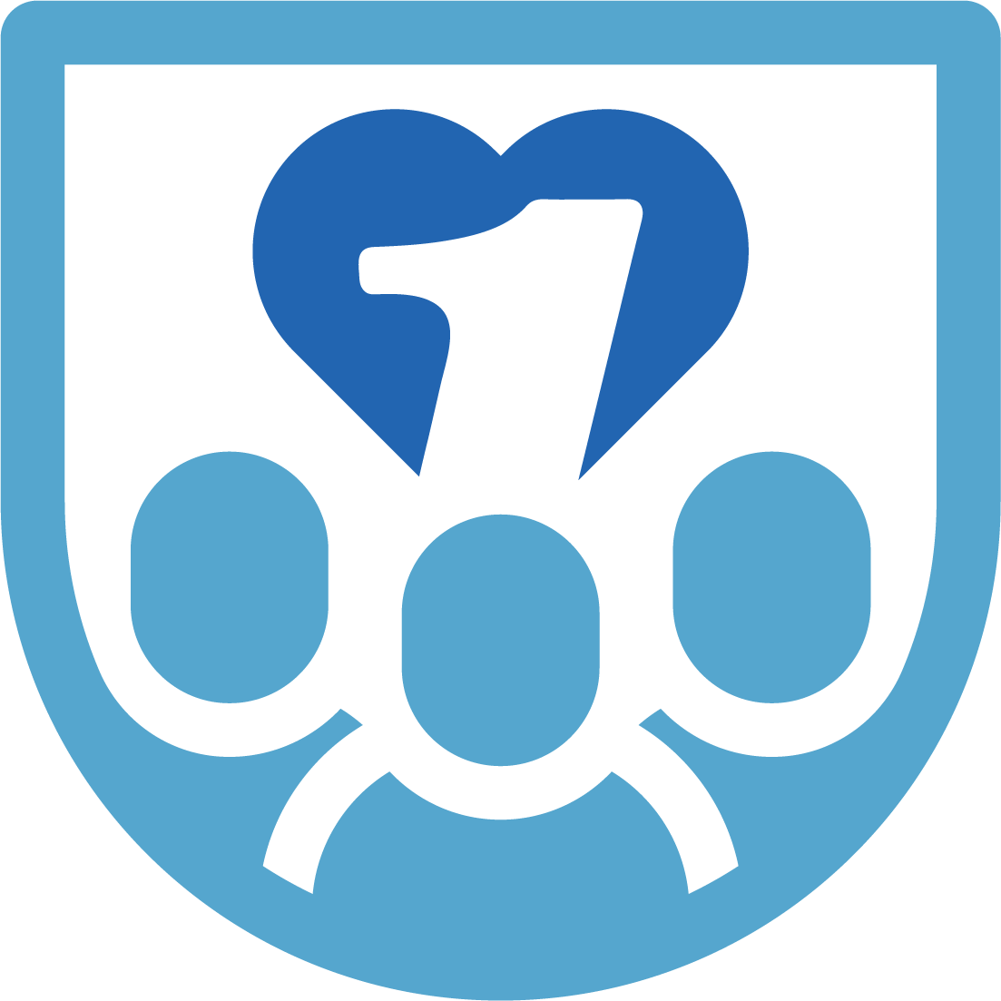PUSD Community Engagement Icon with people and a heart