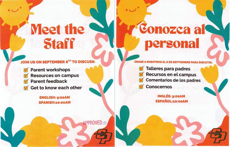 Meet the staff flyer