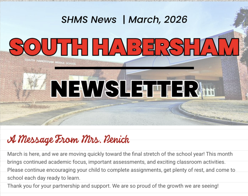 March 2026 Newsletter heading screenshot