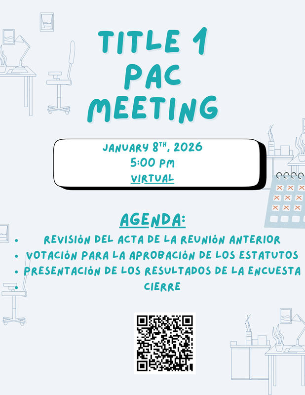 January Title 1 PAC Meeting