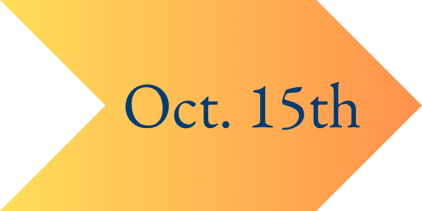 October 15th date arrow for Corey Reese event