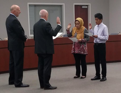 Scholar Sworn in as EUHSD Board Member