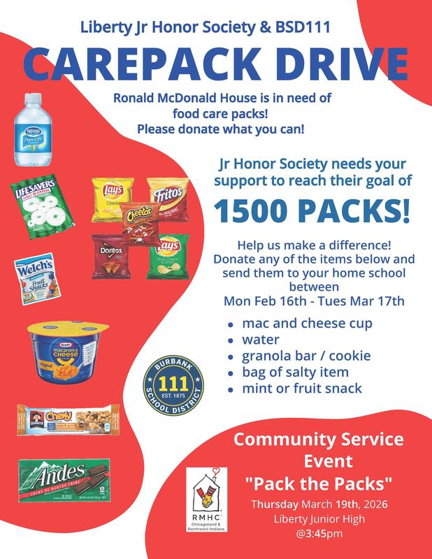 carepack drive flyer